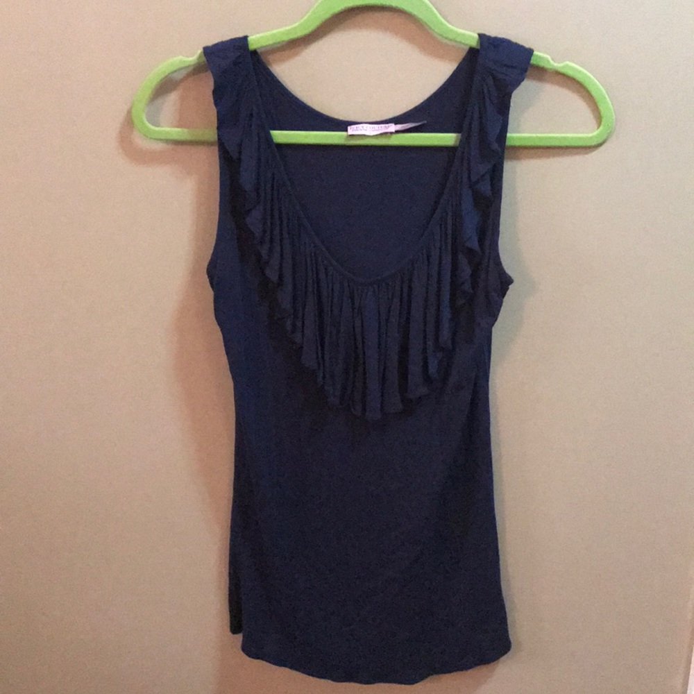Juicy couture navy blouse